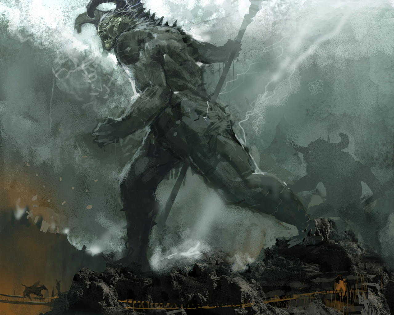 God of War: Ascension: огромное чудовище