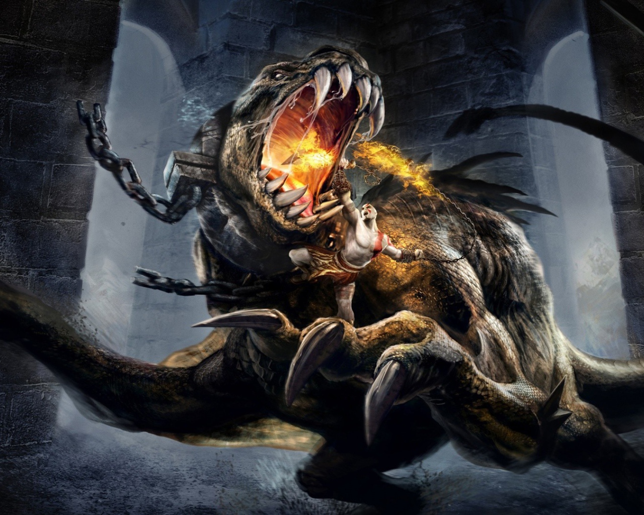 God of War: Ascension: большая крыса