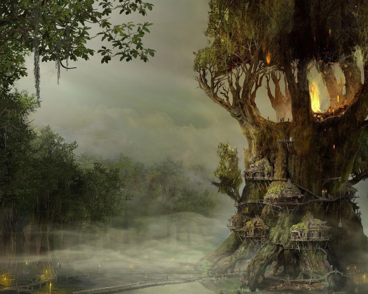 God of War: Ascension: дом на дереве