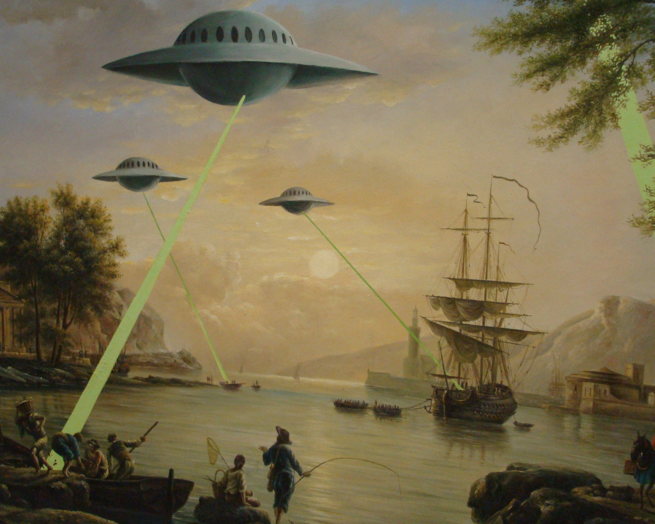 Граффити НЛО в далёком прошлом