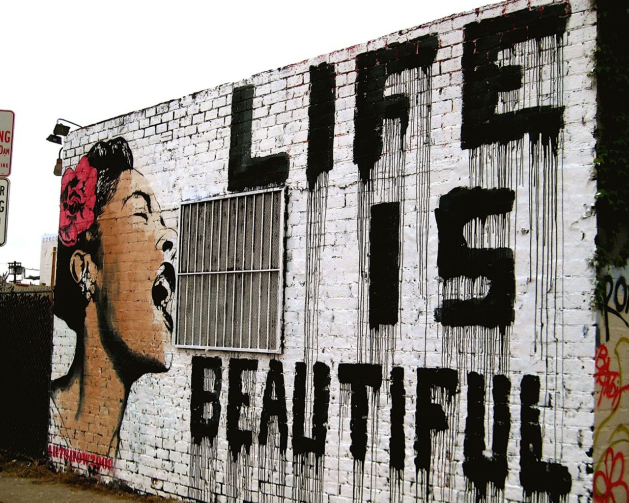 Граффити, жизнь красивая