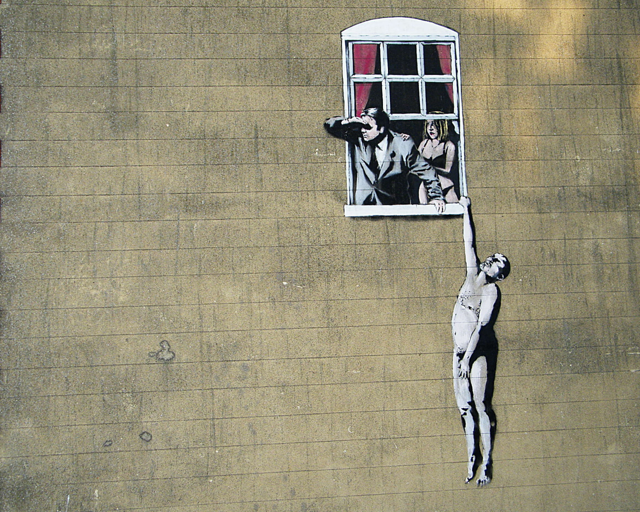 Граффити, любовник, Бэнкси