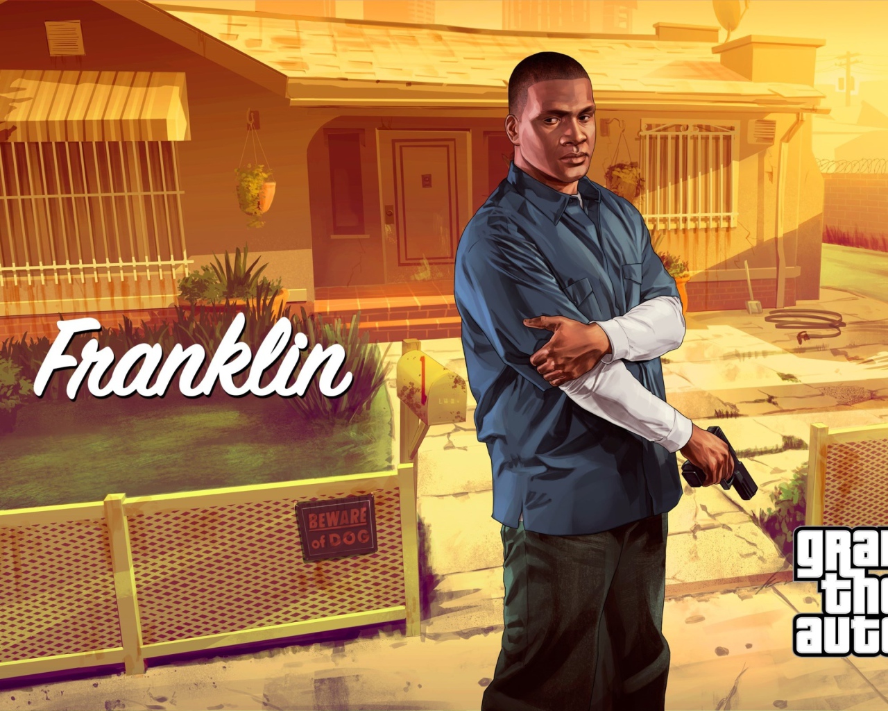 Франклин из Grand Theft Auto V