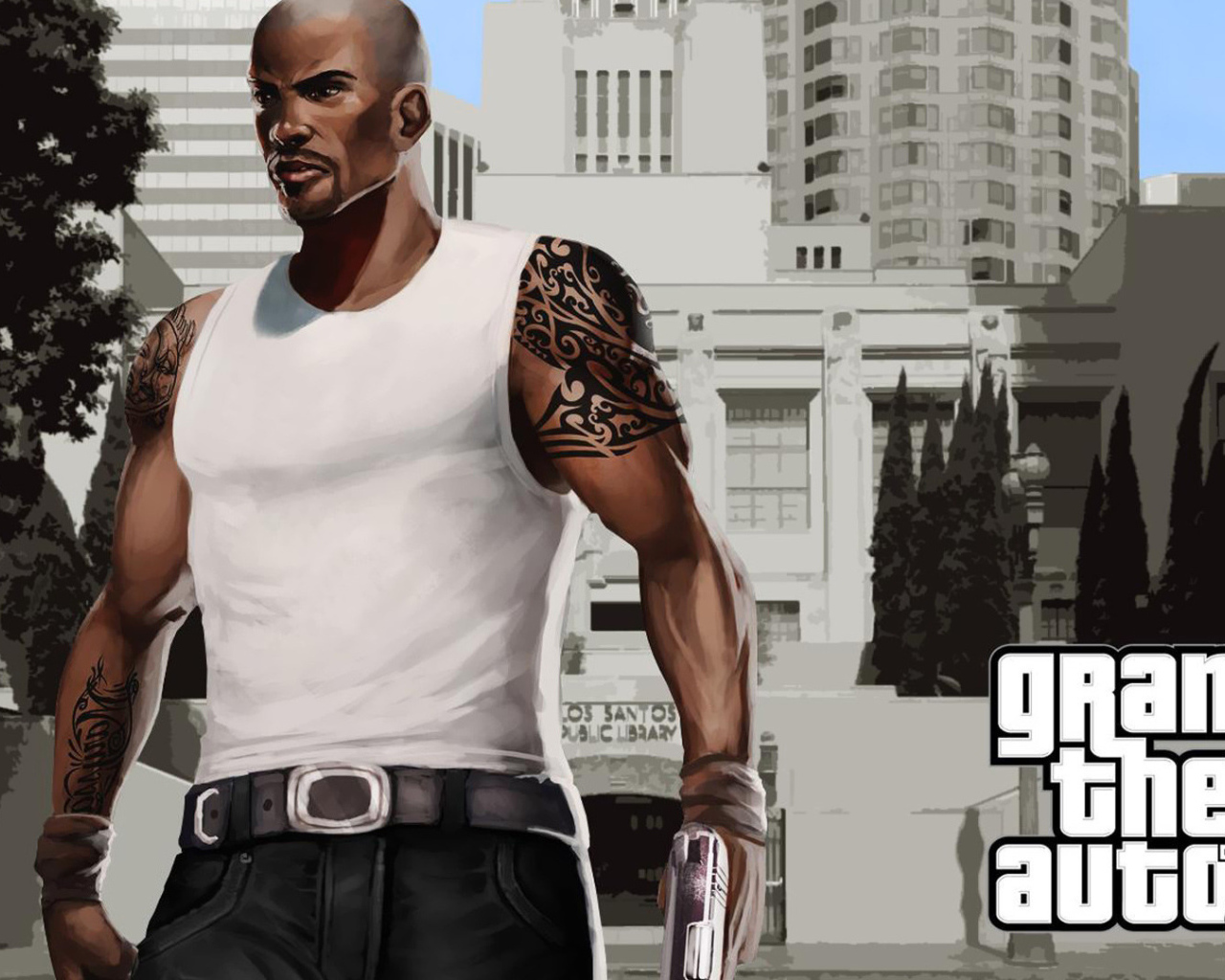 Grand Theft Auto V черный парень