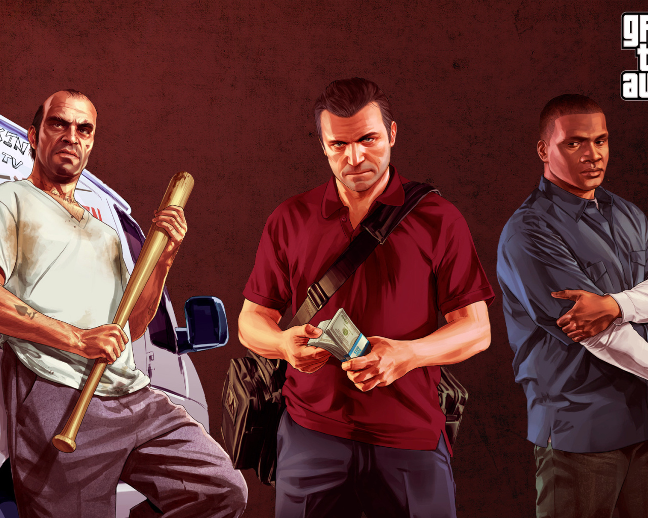 Grand Theft Auto V герои