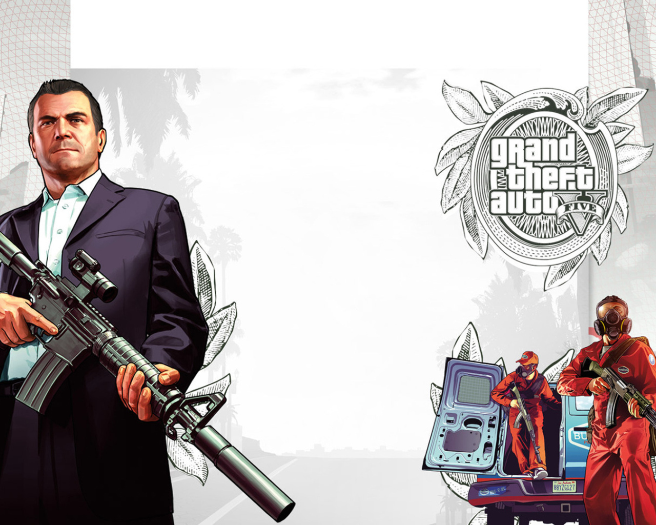 Grand Theft Auto V Снайпер