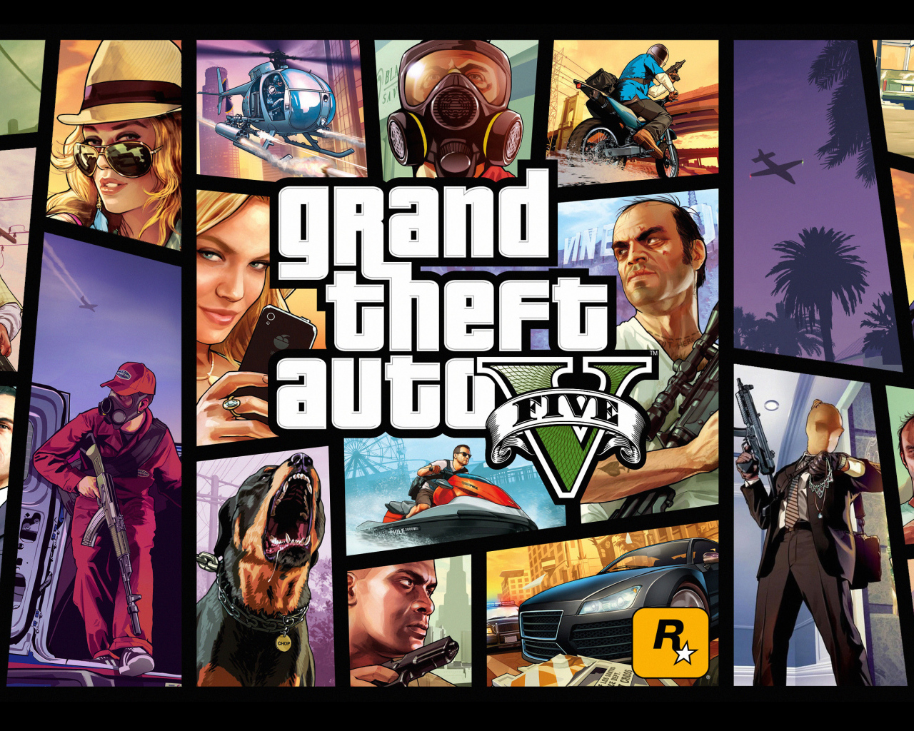 Grand Theft Auto V новые обои HD