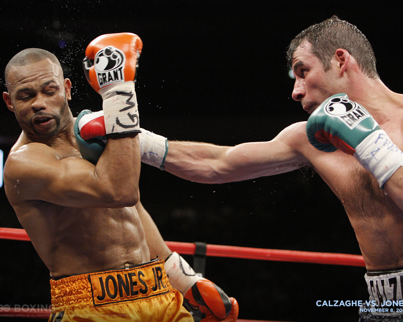 Джо Кальзаге сокрушительный удар