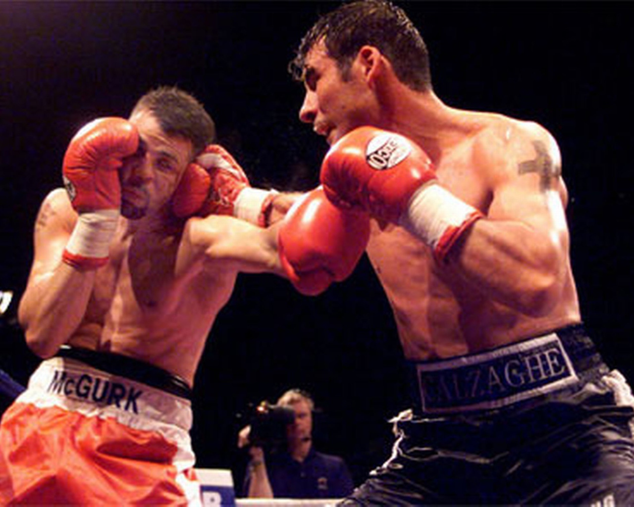 Джо Кальзаге на ринге