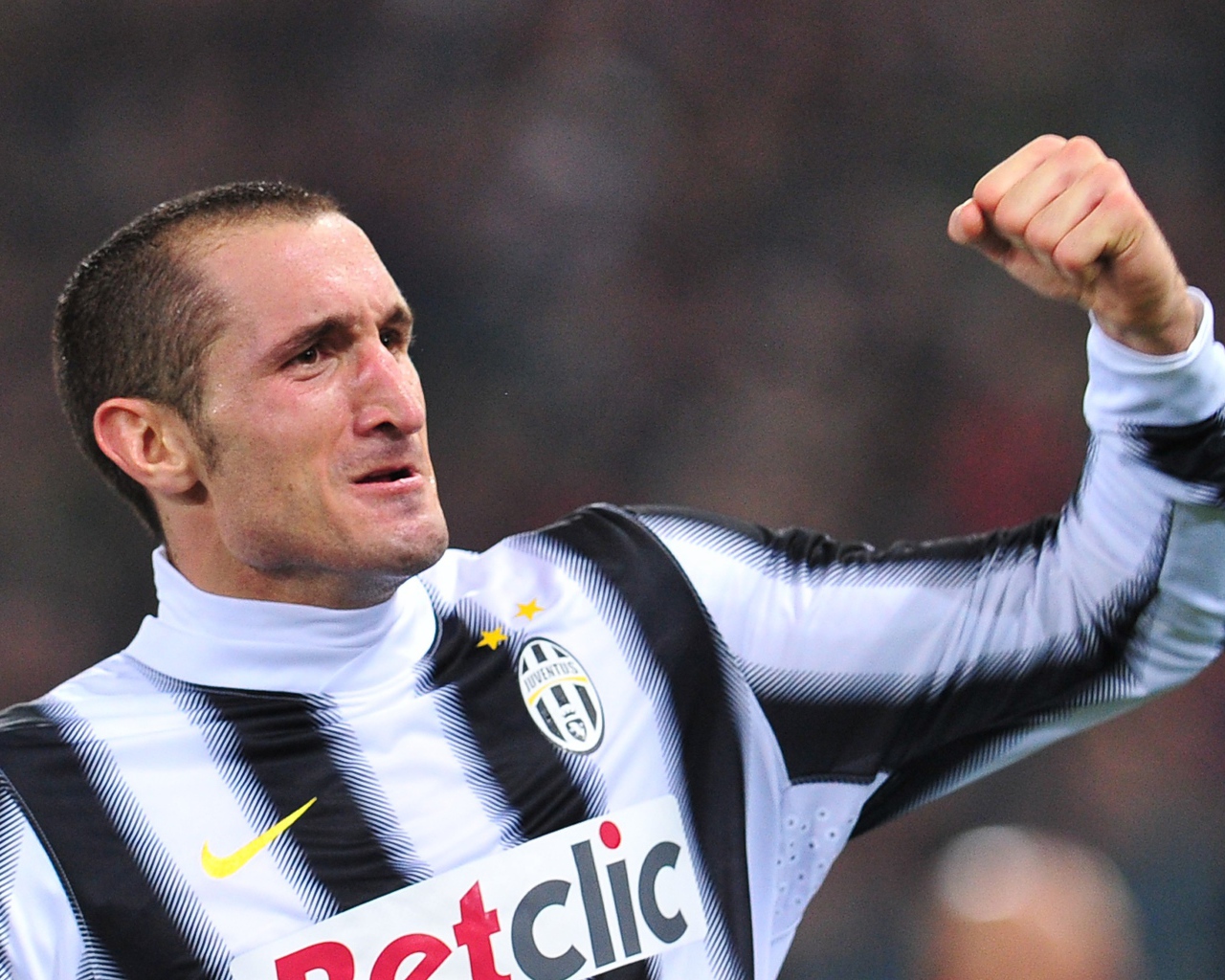 Ювентус Джорджо Кьеллини забивает гол