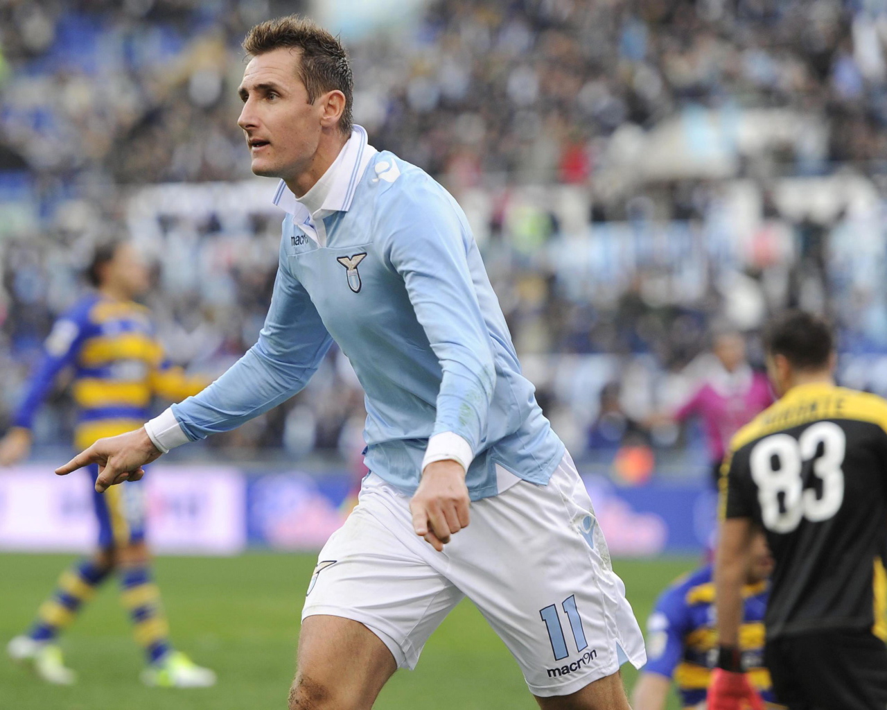 Лацио Мирослав Клозе на поле