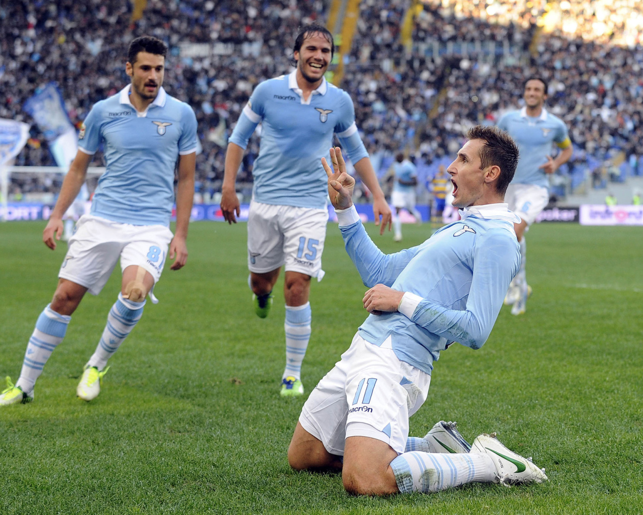 Лацио Мирослав Клозе забил гол