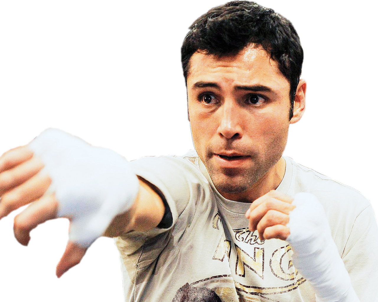 Легендарный боксер Оскар Дела Хойя