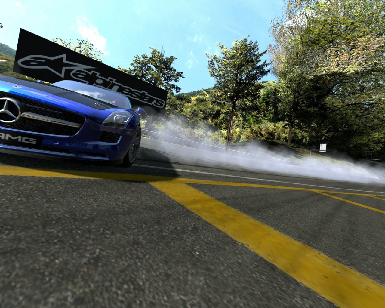 Мерседес из игры Gran Turismo 5