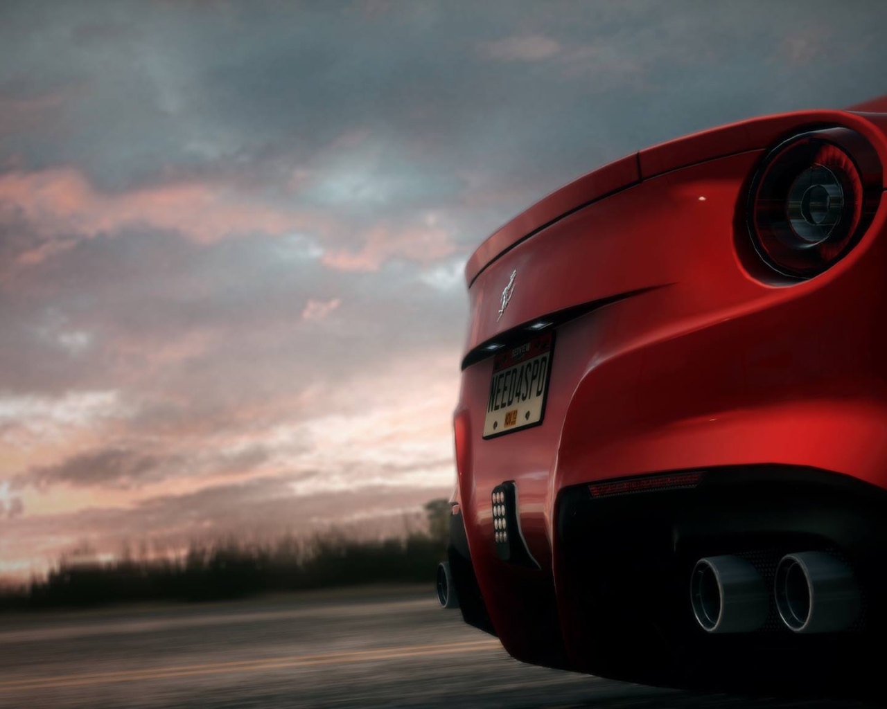 Need for Speed Rivals: Ferrari сзади