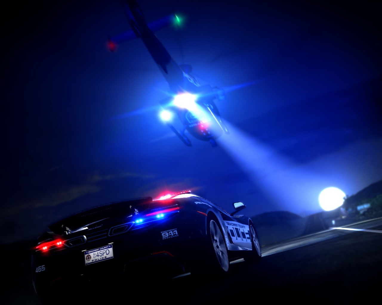 Need for Speed Rivals: вертолет