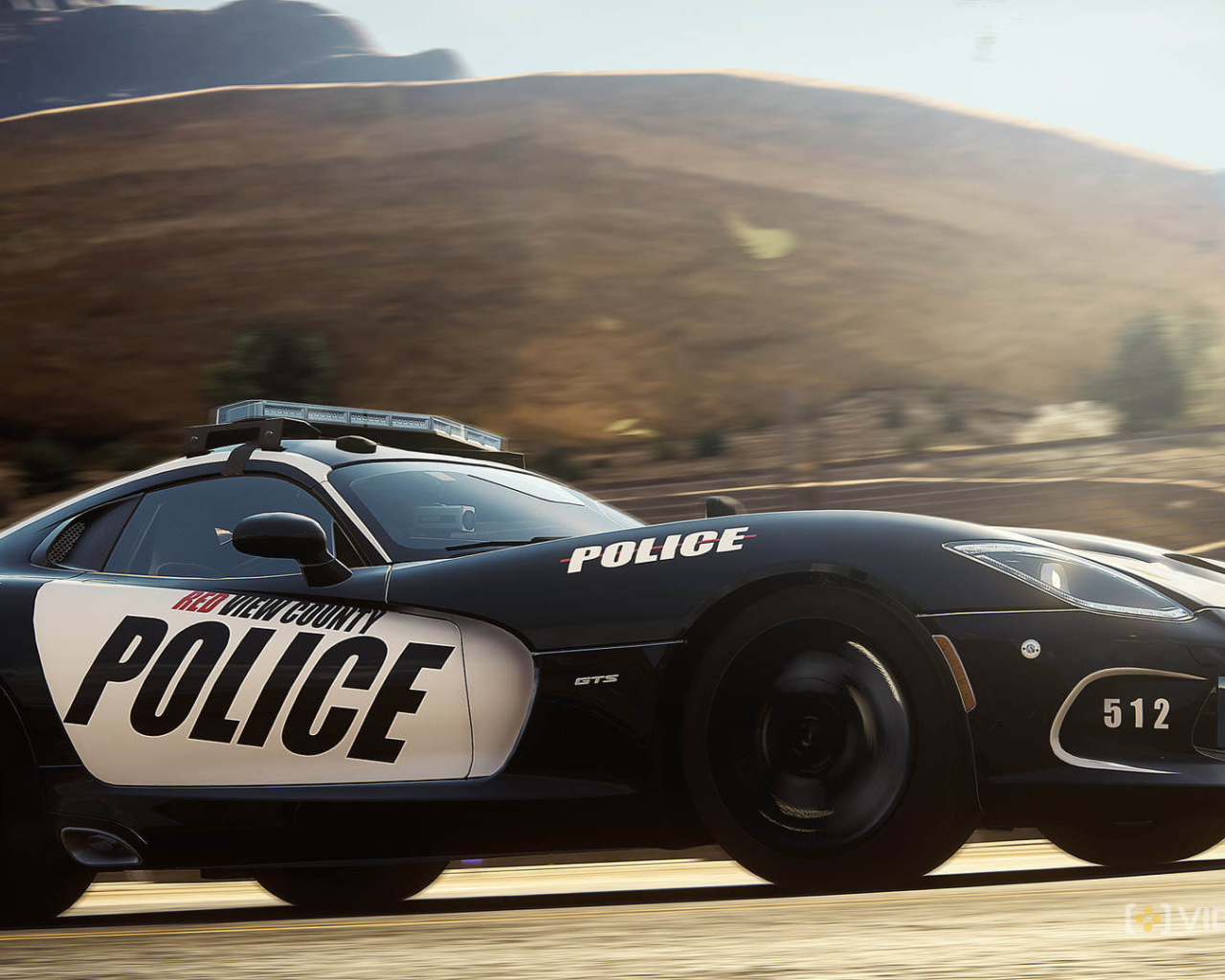 Need for Speed Rivals: Полицейская машина на шоссе