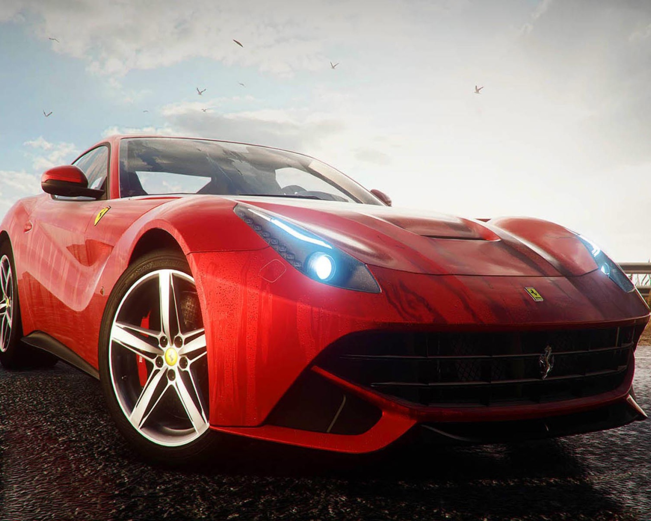 Need for Speed Rivals: красный Porsche