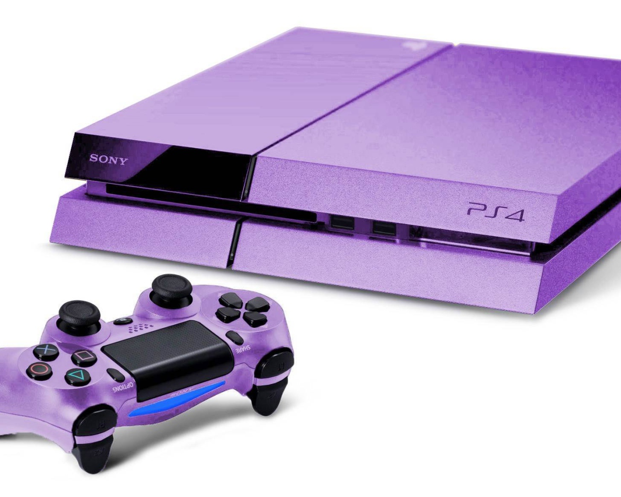 PS4 фиолетовая консоль