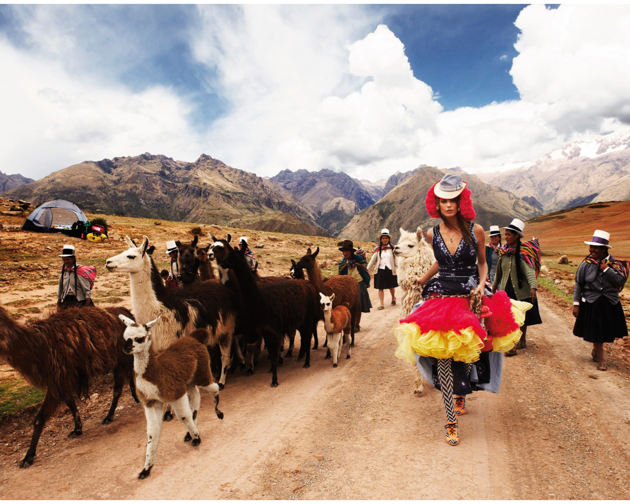 Фотография девушки в Боливии