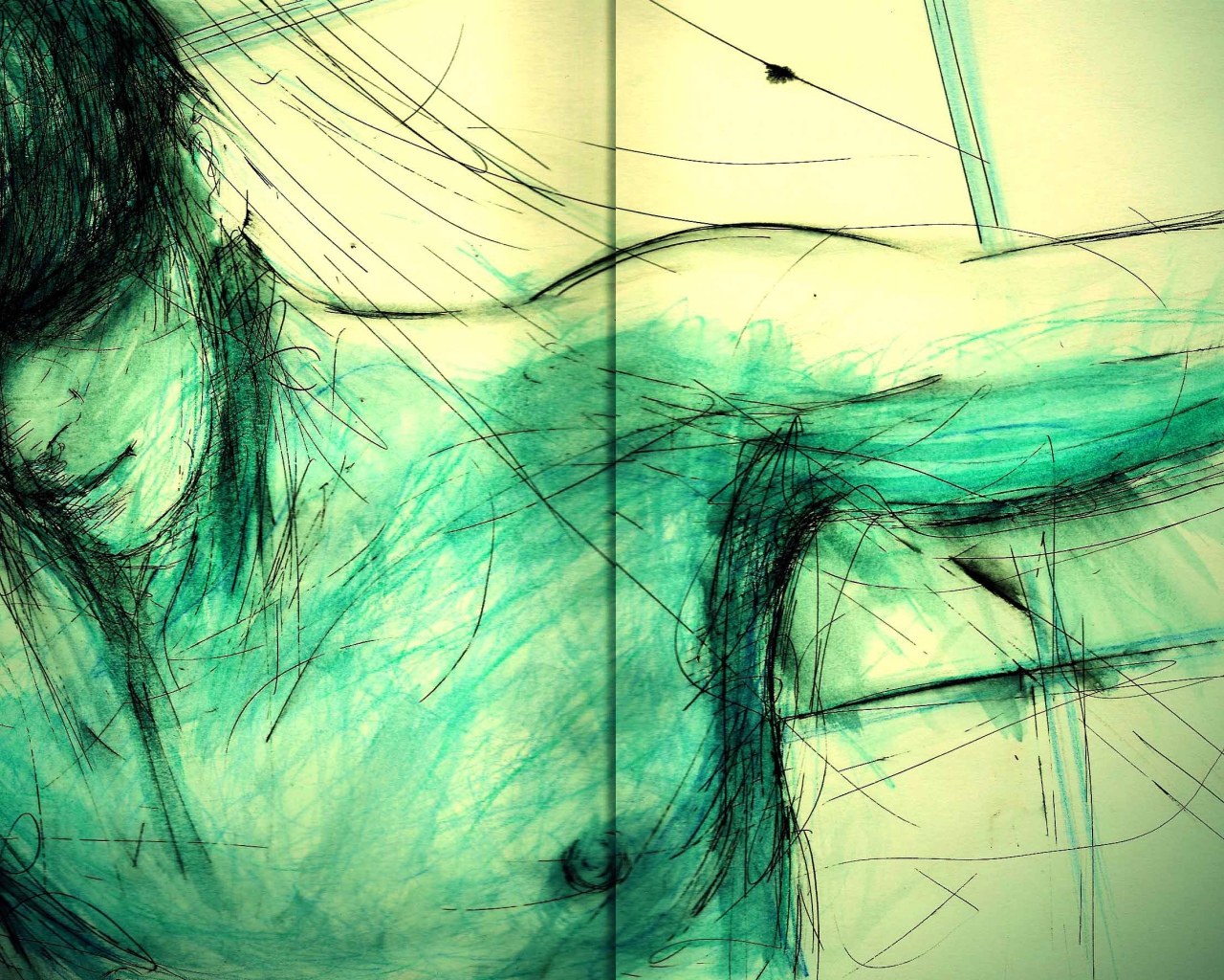 Фотография рисунка на стене