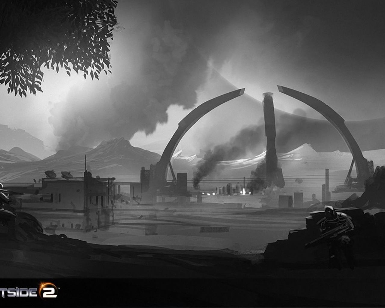 Planetside 2: разрушенный город