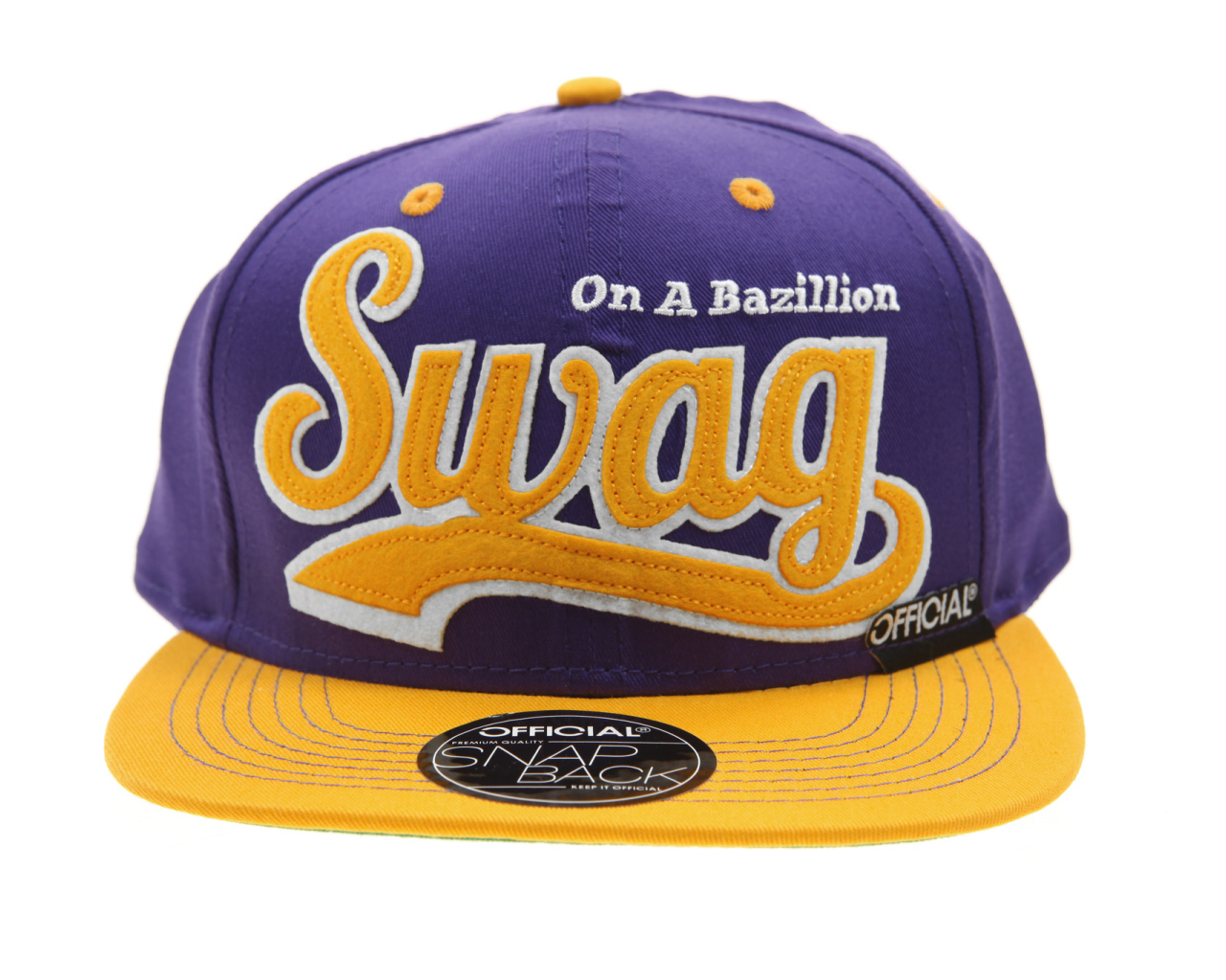 Фиолетовая кепка swag