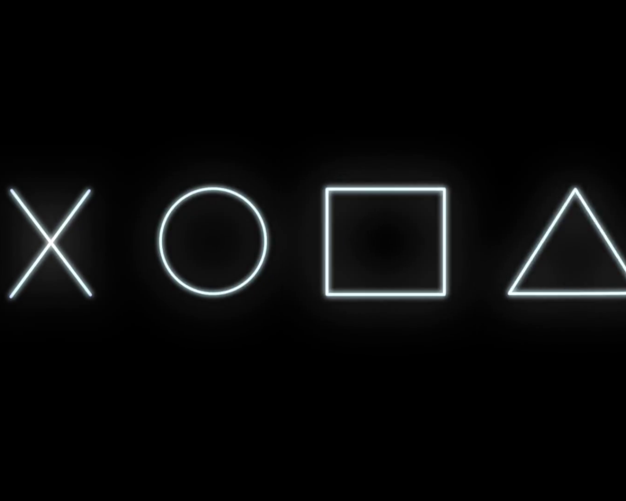 Sony Play Station 4 черный логотип