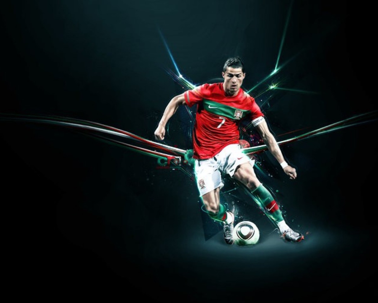 Лучший нападающий игрок мадридского Реала Криштиану Роналду