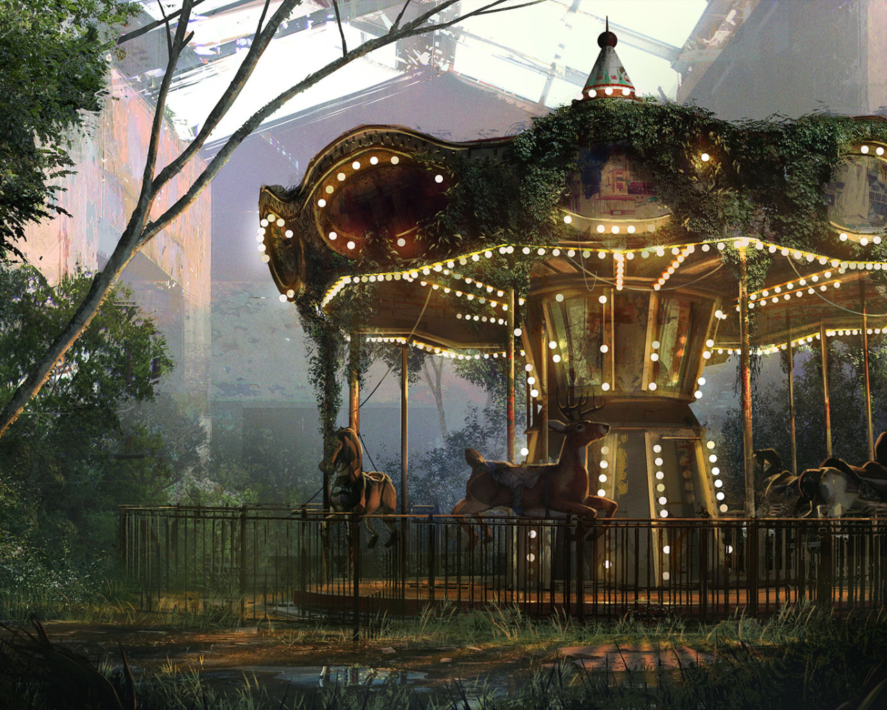 The Last of us: заброшенный парк