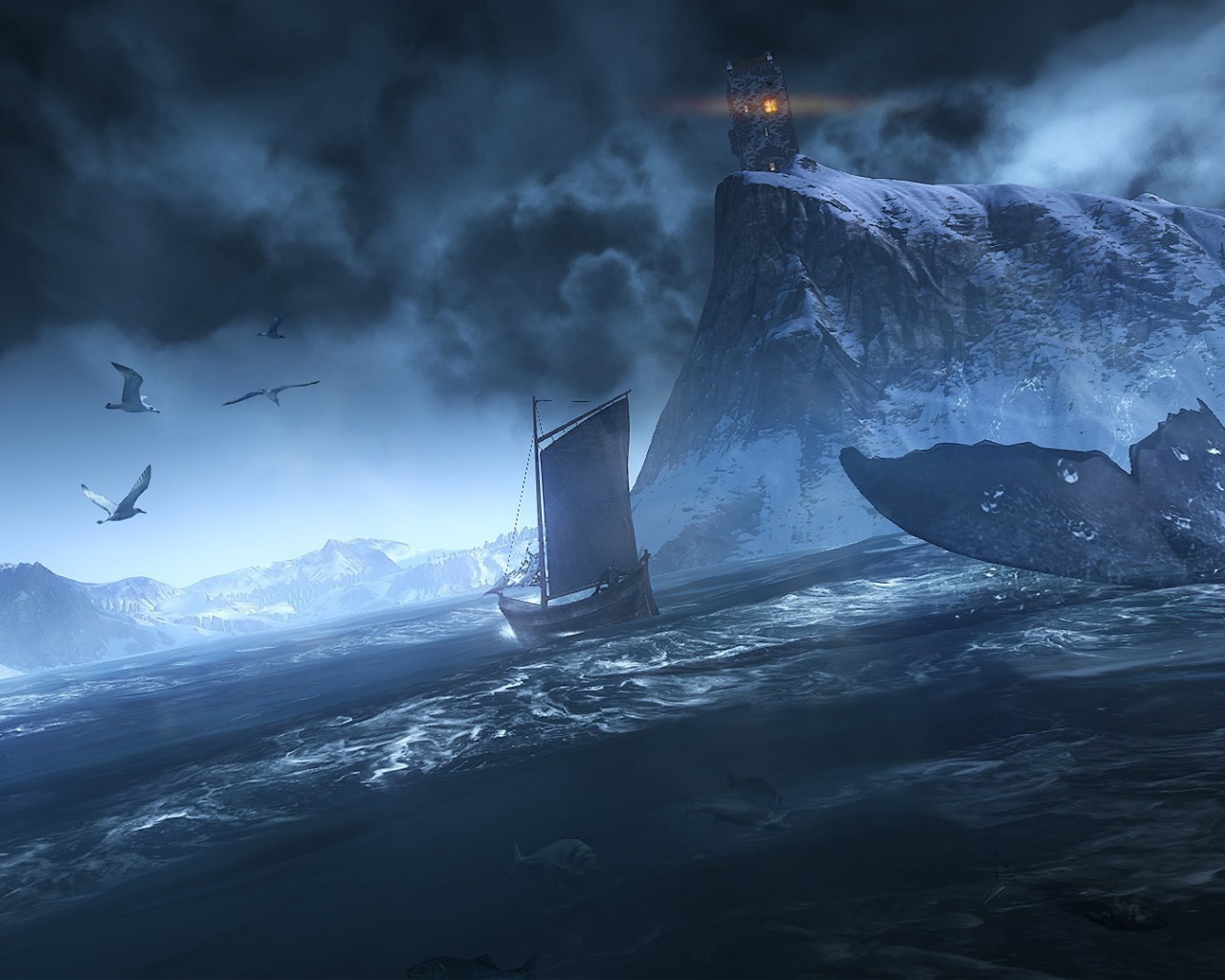 The Witcher 3: Wild Hunt: море