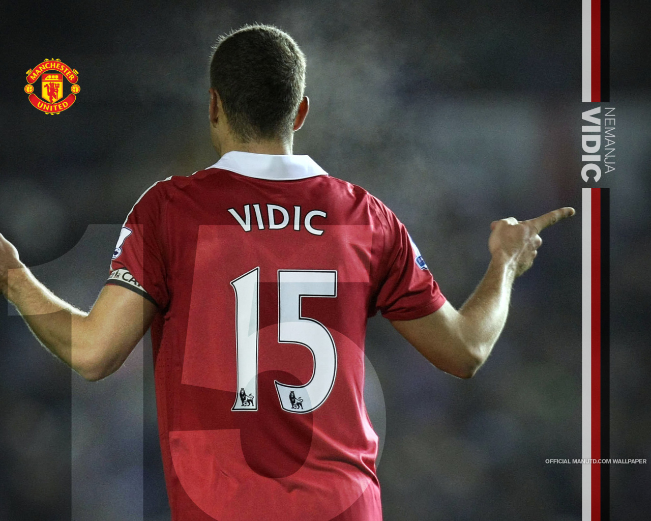 Лучший защитник Манчестер Юнайтед Неманья Видич