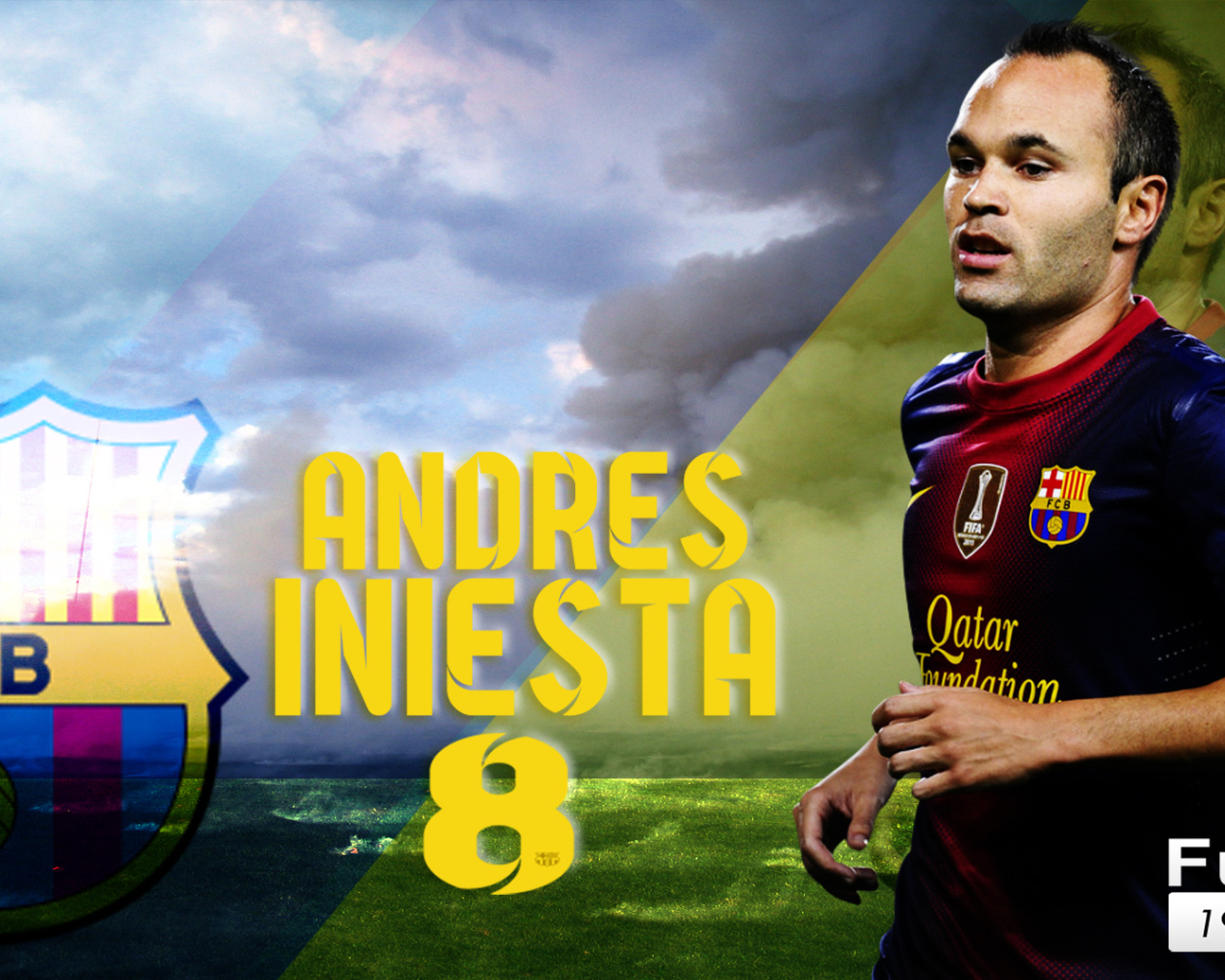 Лучший футболист Барселоны Андрес Иньеста