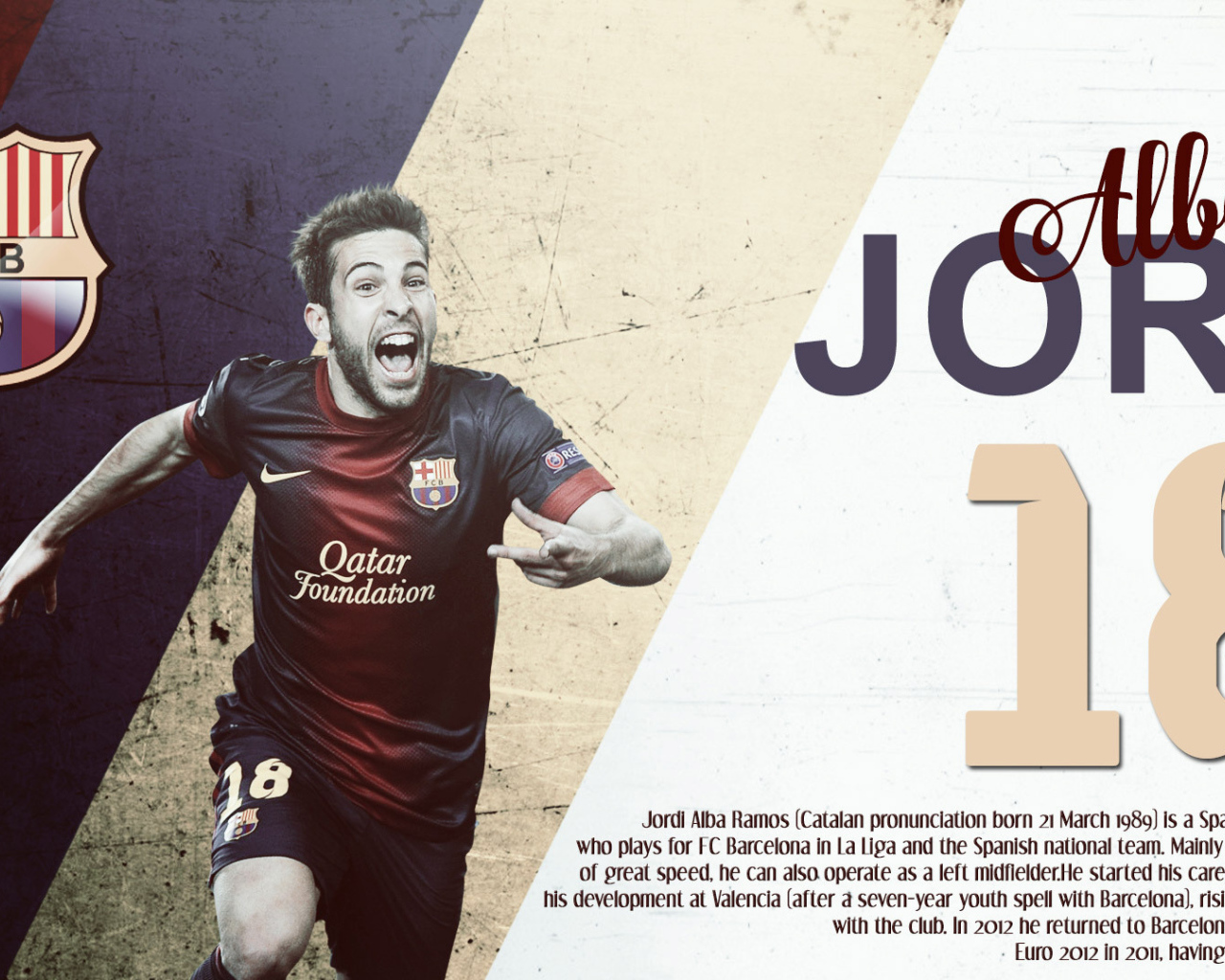 Лучший футболист Барселоны Хорди Альба
