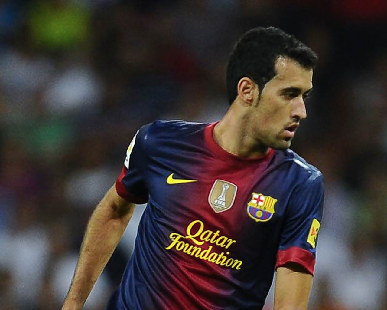 The best football player of Barcelona Sergio Busquets