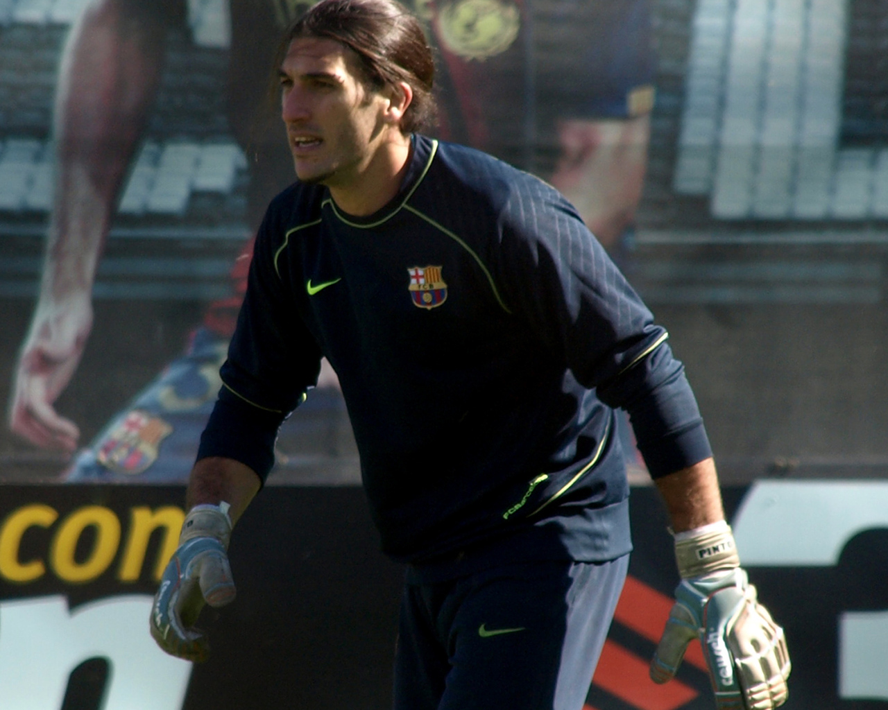 Лучший вратарь Барселоны Хосе Пинто