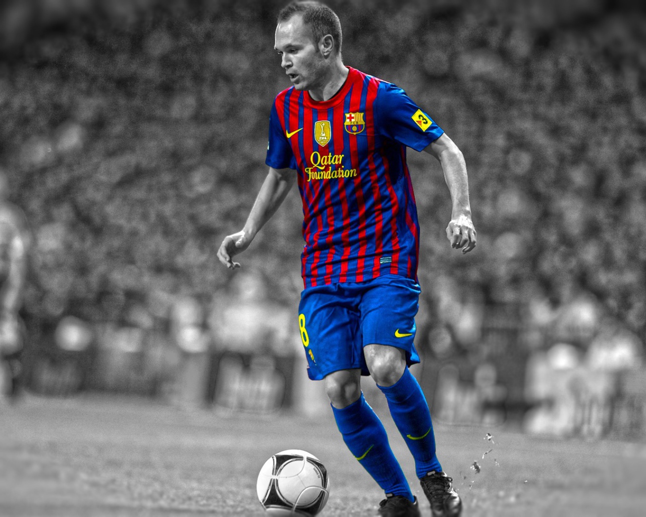 Лучший полузащитник Барселоны Андрес Иньеста