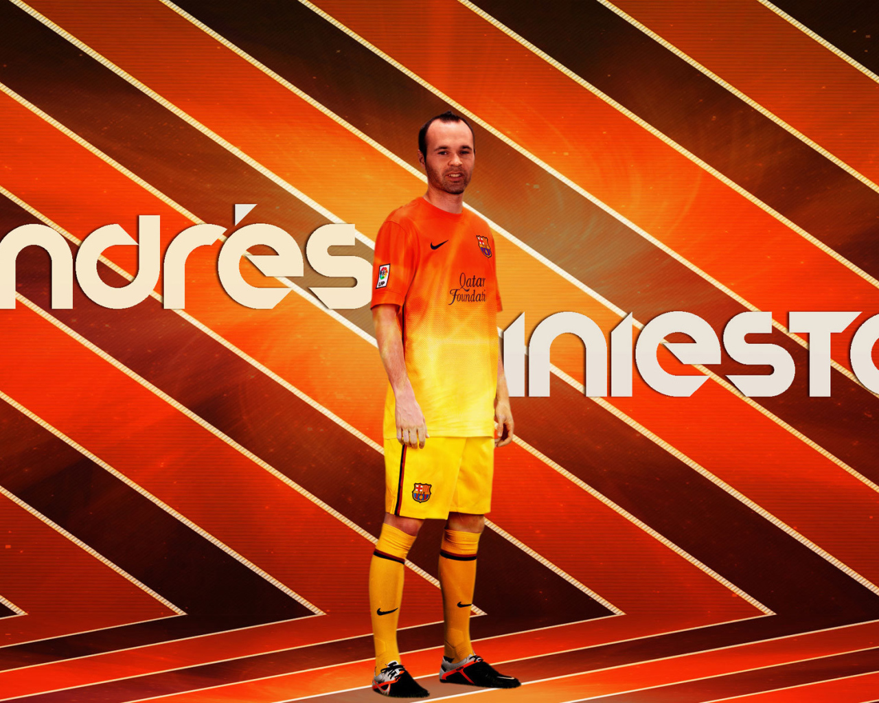 Лучший игрок Барселоны Андрес Иньеста