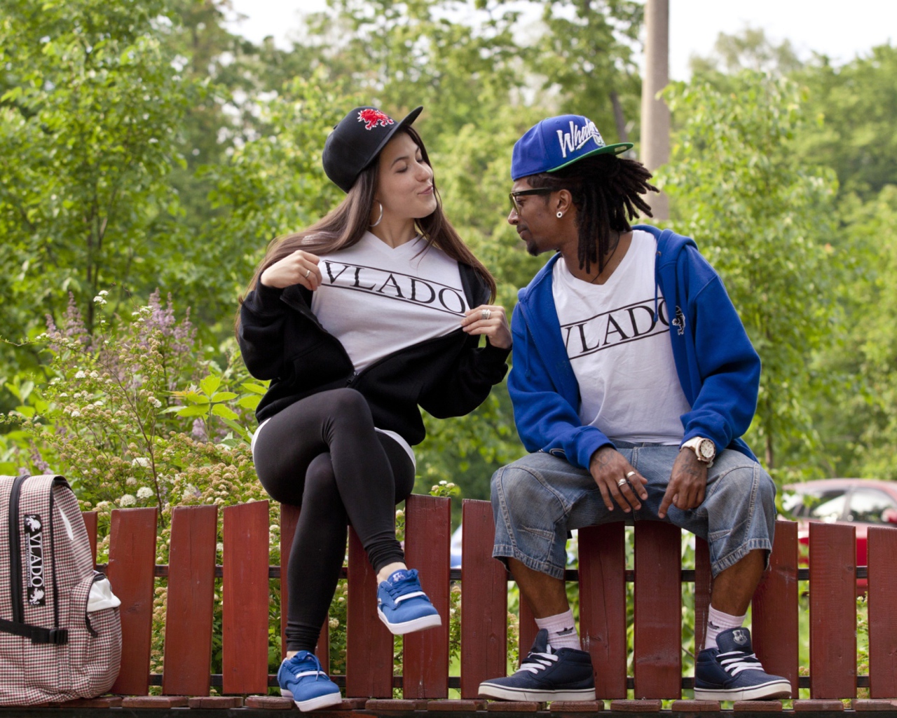 Парочка, стиль swag