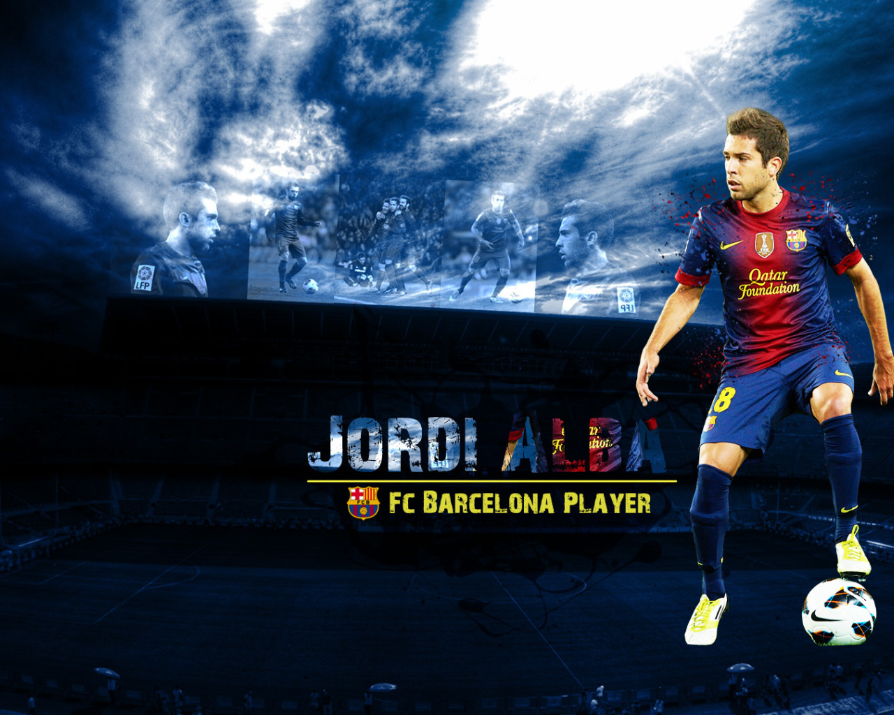 Футболист Барселоны Хорди Альба