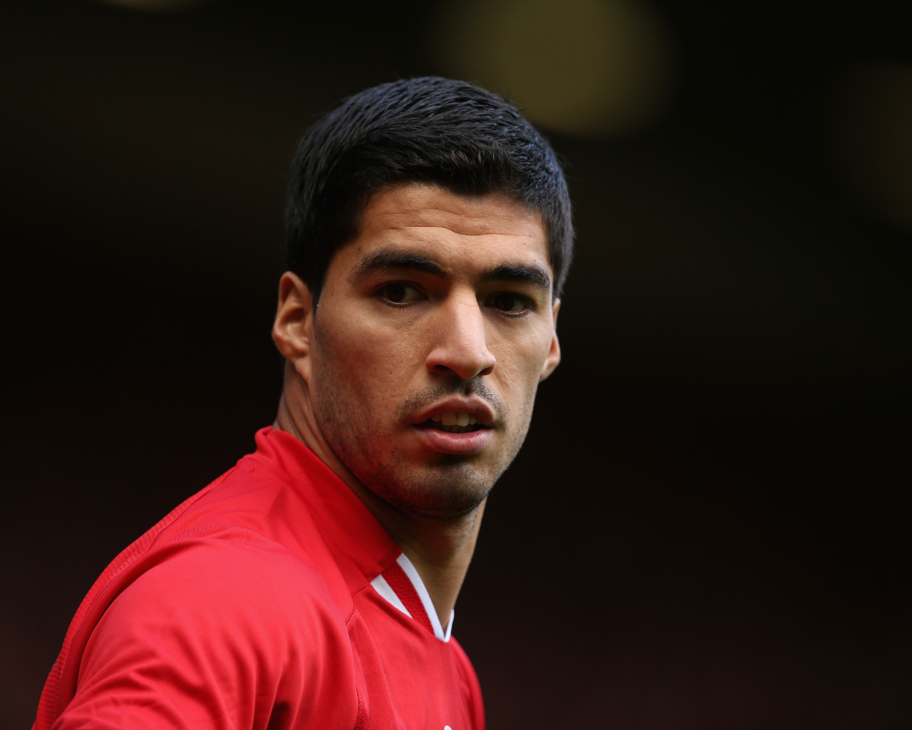 Футболист Ливерпуля Луис Суарес крупным планом