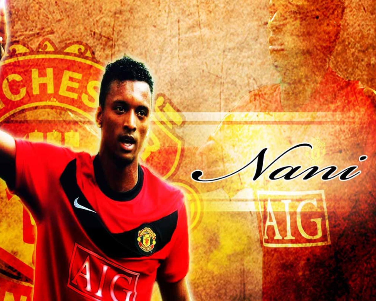 Футболист Манчестер Юнайтед Луиш Нани