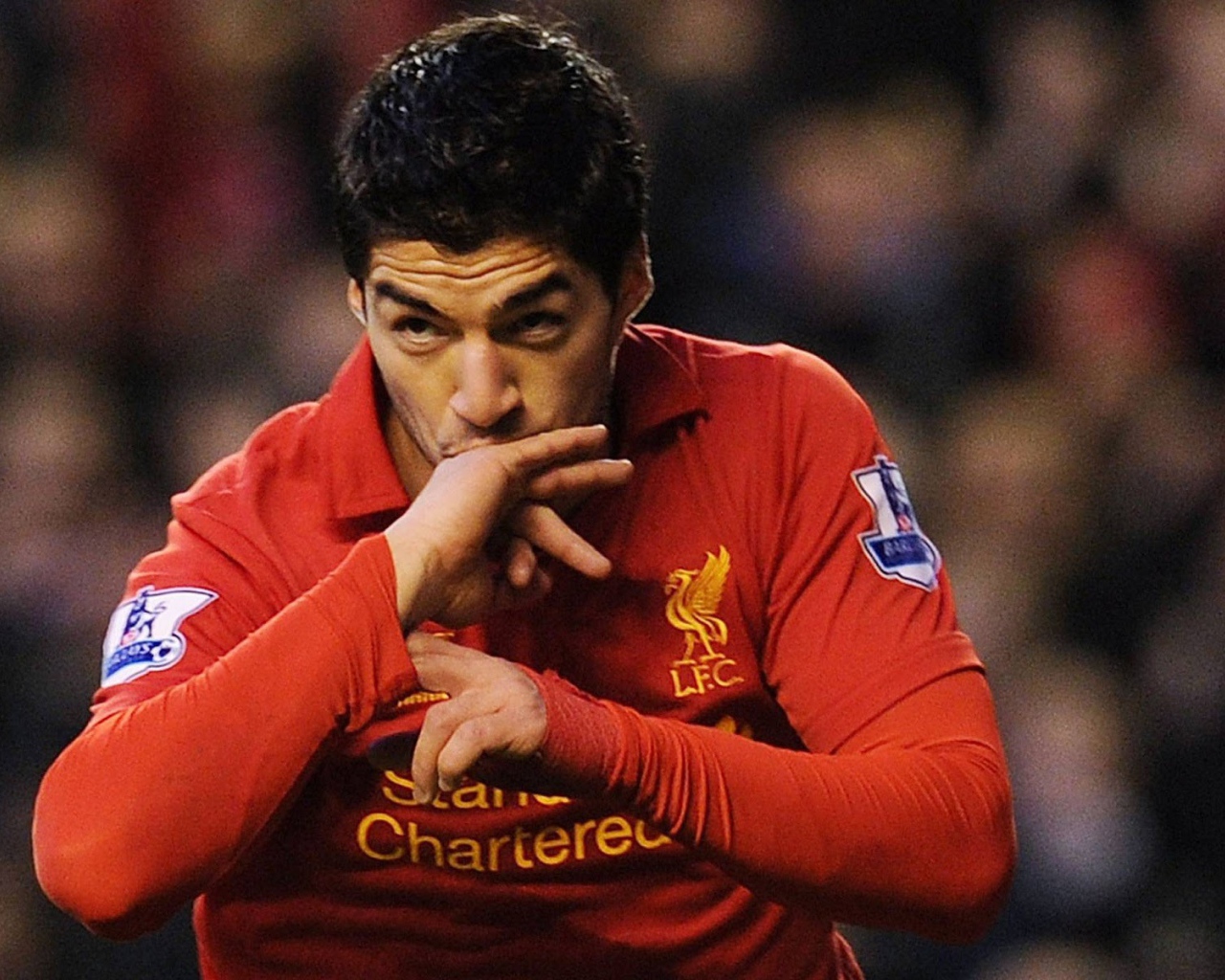 Нападающий Ливерпуля Луис Суарес