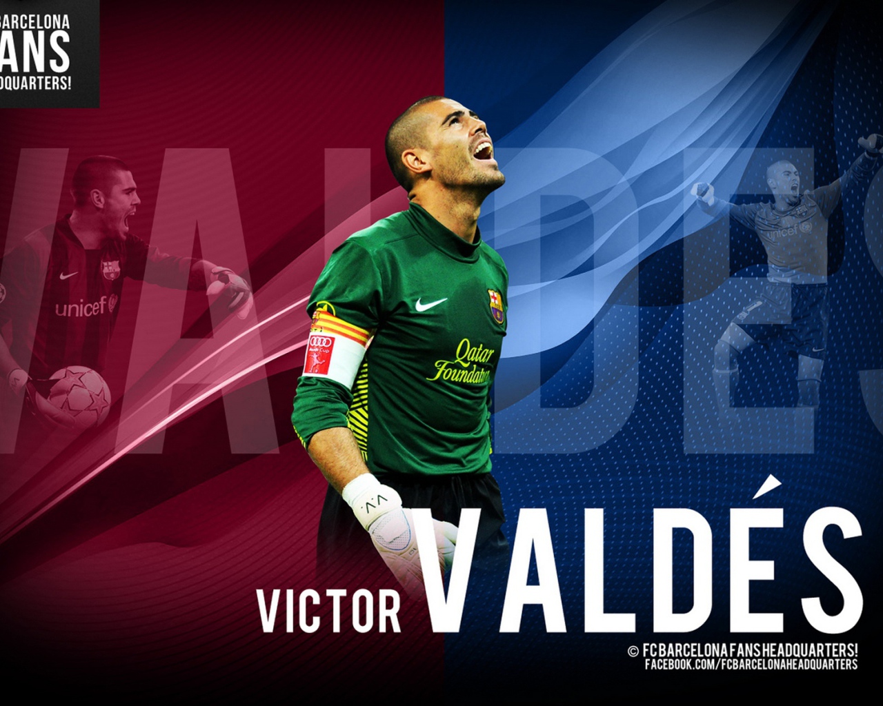 Голкипер Барселоны Виктор Вальдес