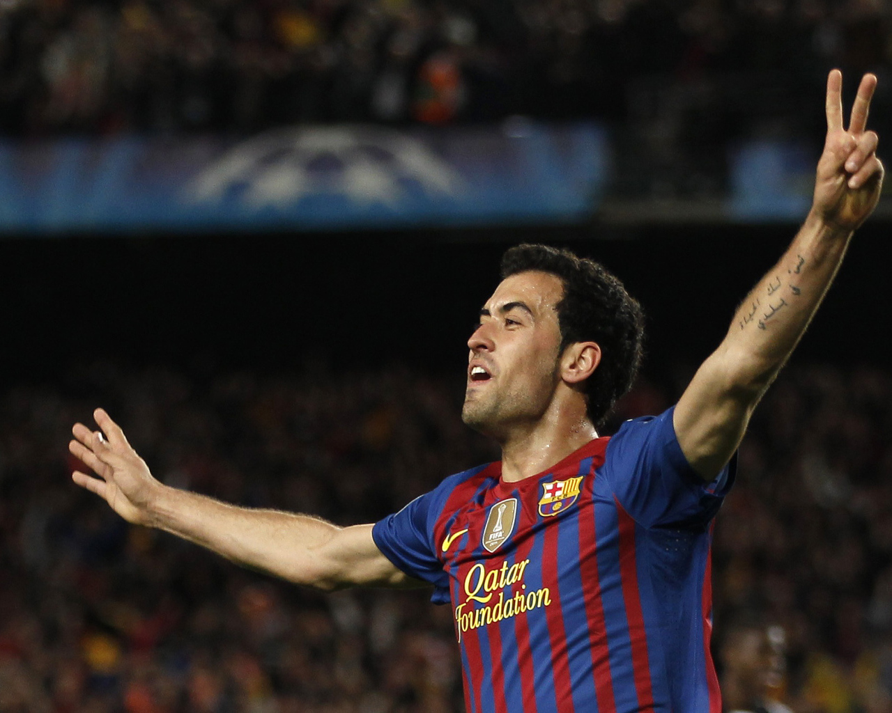 The halfback of Barcelona Sergio Busquets won the game