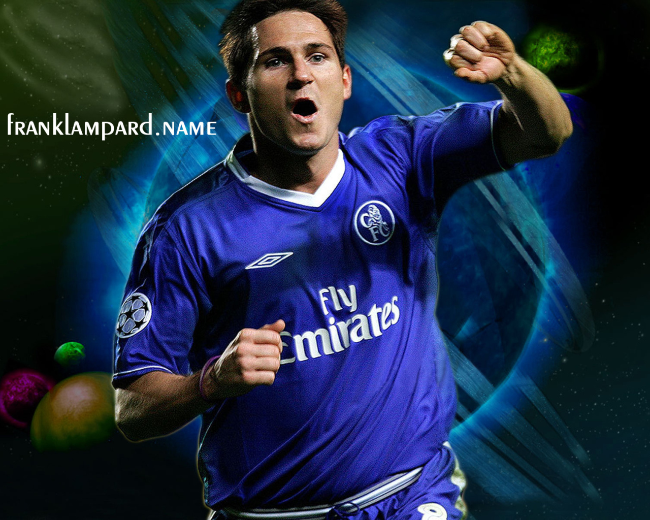  Лучший полузащитник Челси Фрэнк Лэмпард забил гол