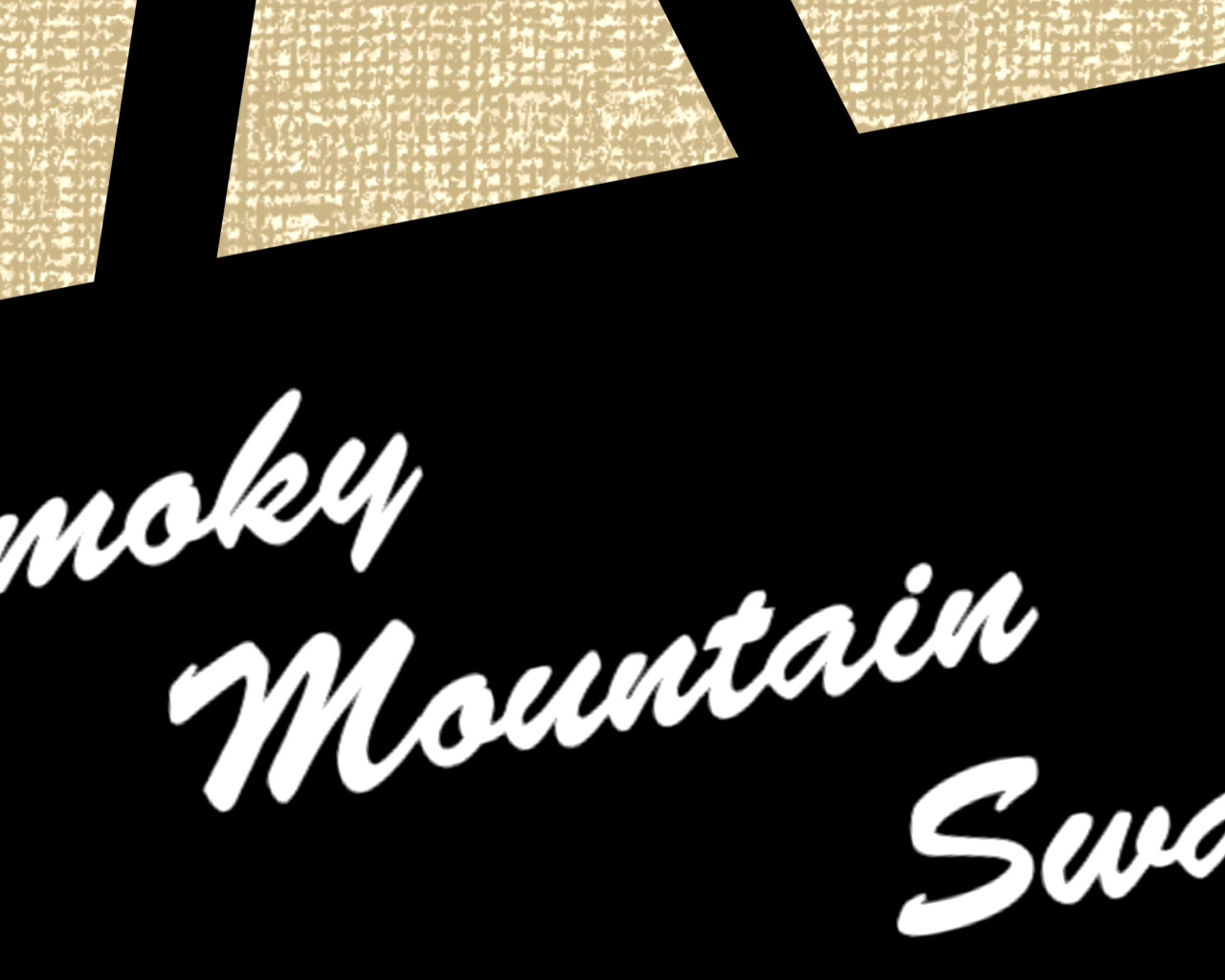 Надпись Smoky mountain swag