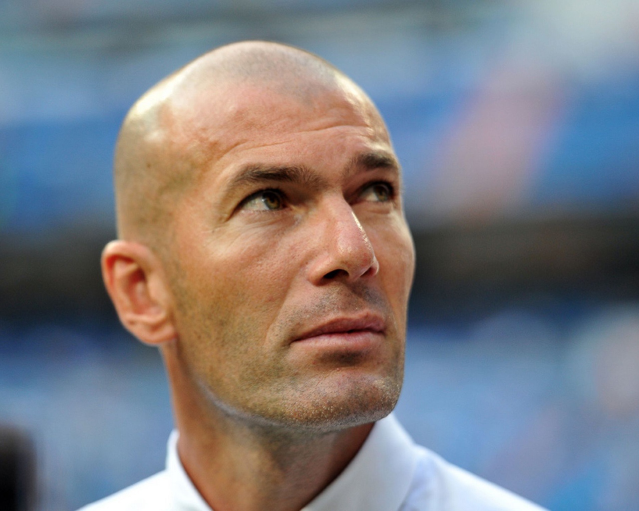 Легенда футбола Зинедин Зидан крупным планом