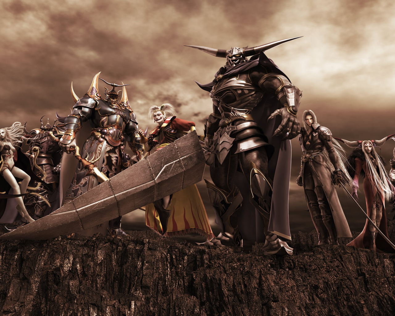 Главные герои игры Final Fantasy xv