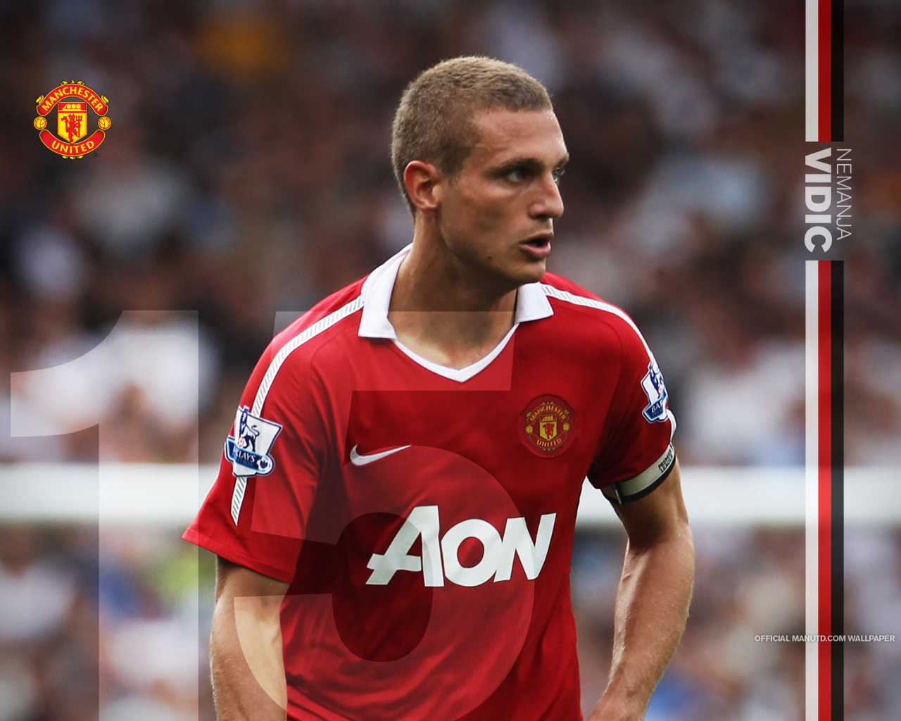 Основной защитник Манчестер Юнайтед Неманья Видич